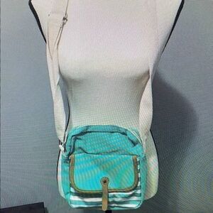Stylish Turquoise Crossbody Bag